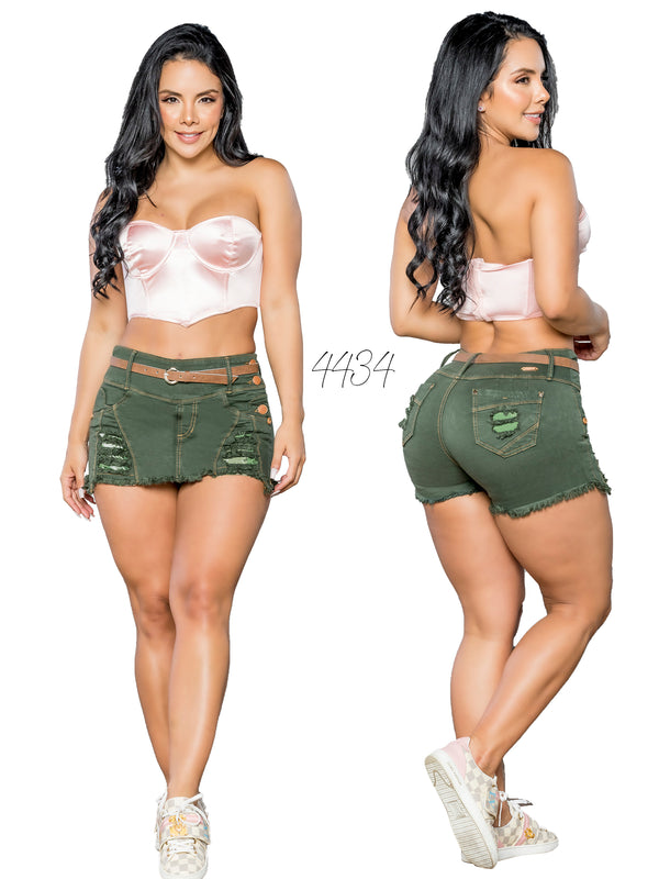 Colombian Butt Lifting Shorts Skirt