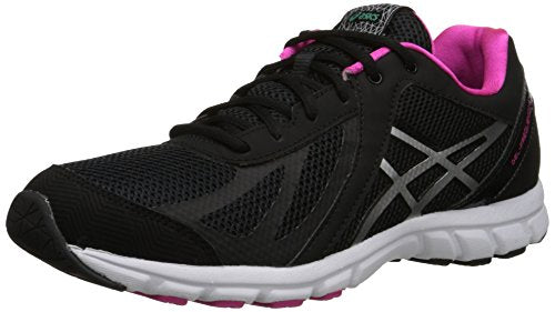 ASICS Women's Womens GEL-Frequency 3 Athletic Shoe, black/silver/pink, 6.5 D US Ropacolombiana.com
